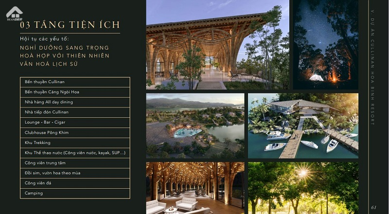 Cullinan Resort Hoa Binh Mat Bang Tien Ich