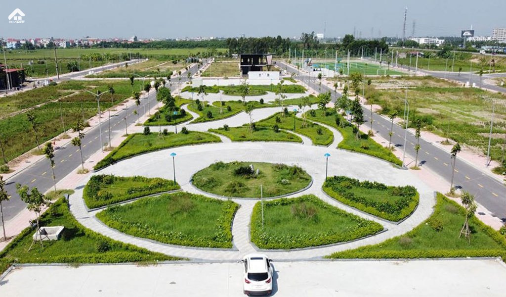 Quy hoạch công viên và hồ điều hòa đẳng cấp tại dự án đất nền Mẫn Xá - Yên Phong
