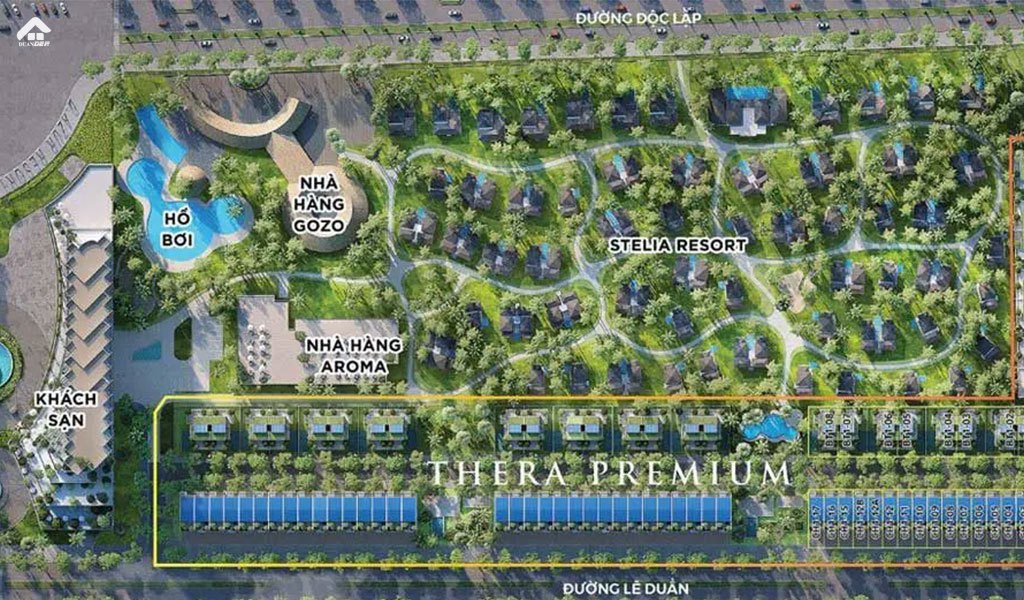 Tiện nghi và không gian xanh bao trùm Thera Premium Tuy Hòa